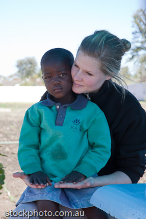 Suzanne and Zimbabwe Orphan